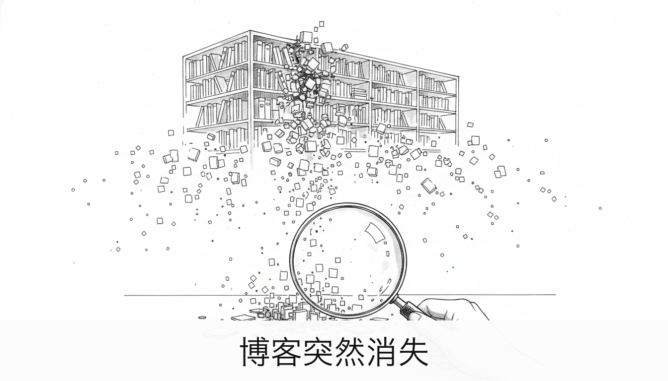 引言：当博客突然消失