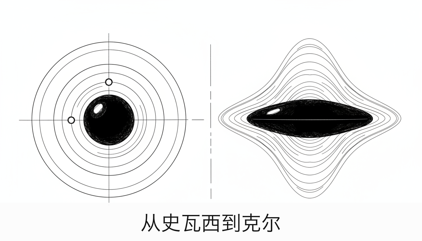克尔黑洞视界结构