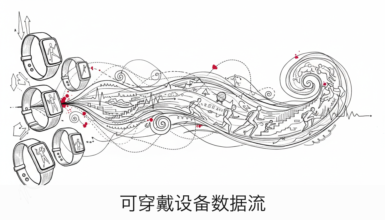 可穿戴设备数据流