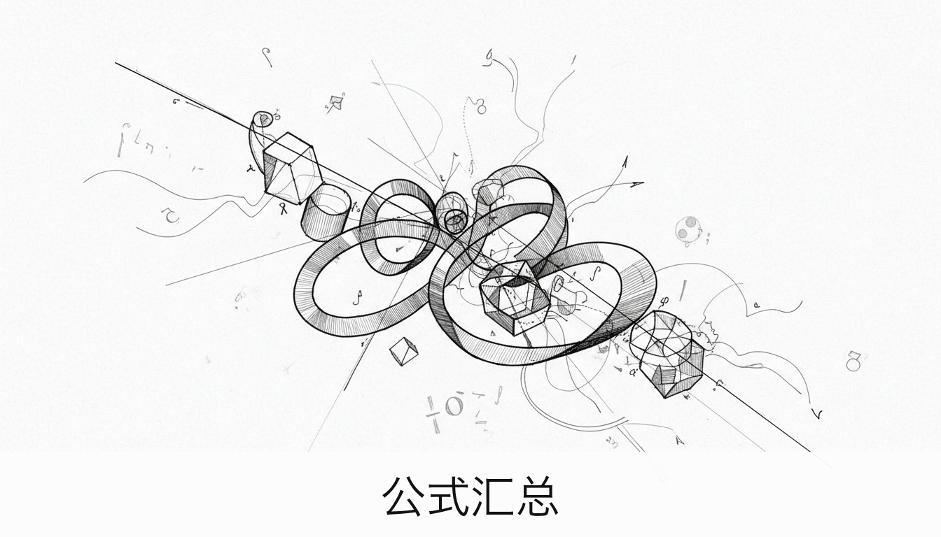 附录：重要公式汇总