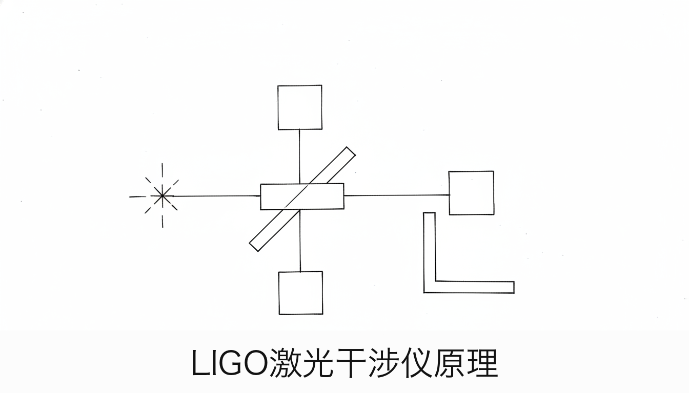 LIGO原理示意图