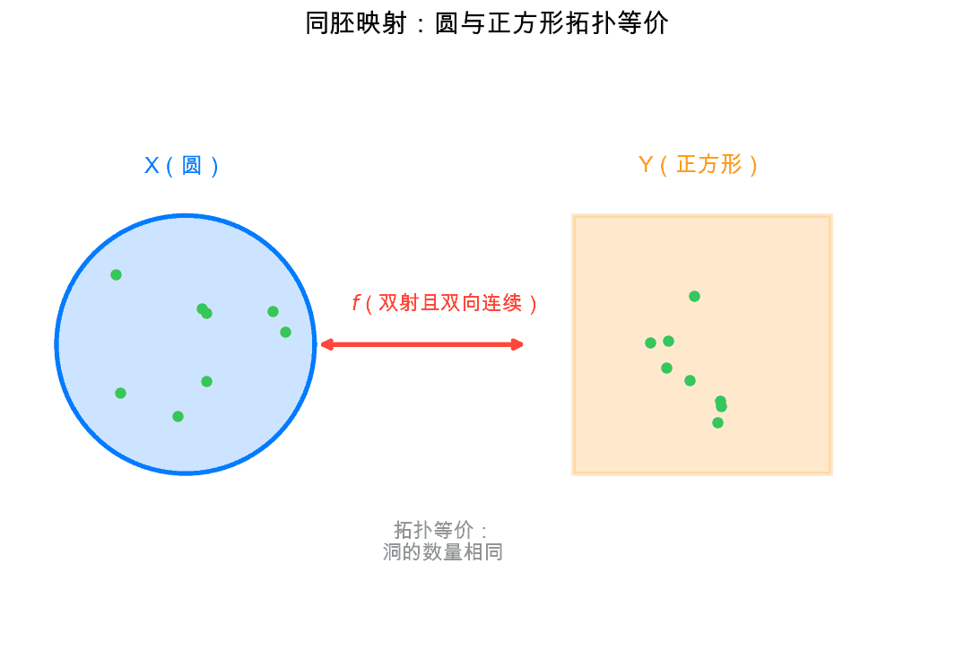 同胚映射示意